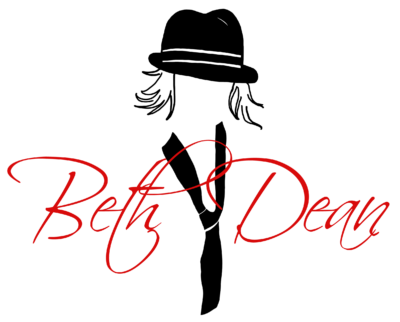 Beth Dean Logo - Black and Red